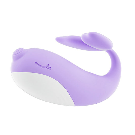 Galaku-Narwhal calf Teaser eggs-（Purple）(App remote control)