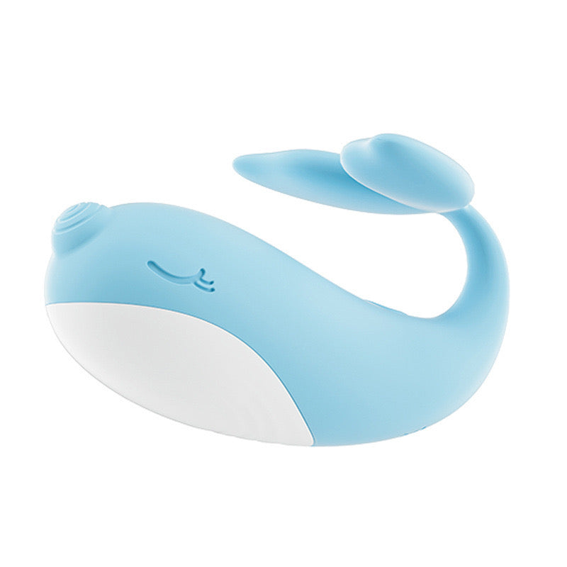 Galaku-Narwhal calf Teaser eggs-（Blue）(App remote control)