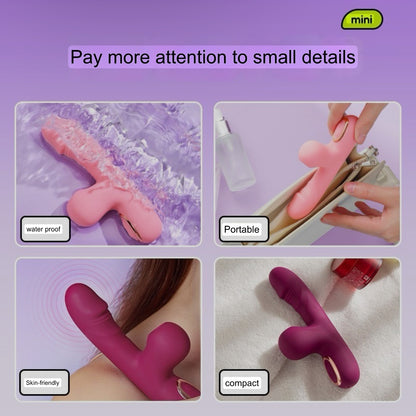 ROSELEX-Vibration Sucking stick masturbator for women（Pink）