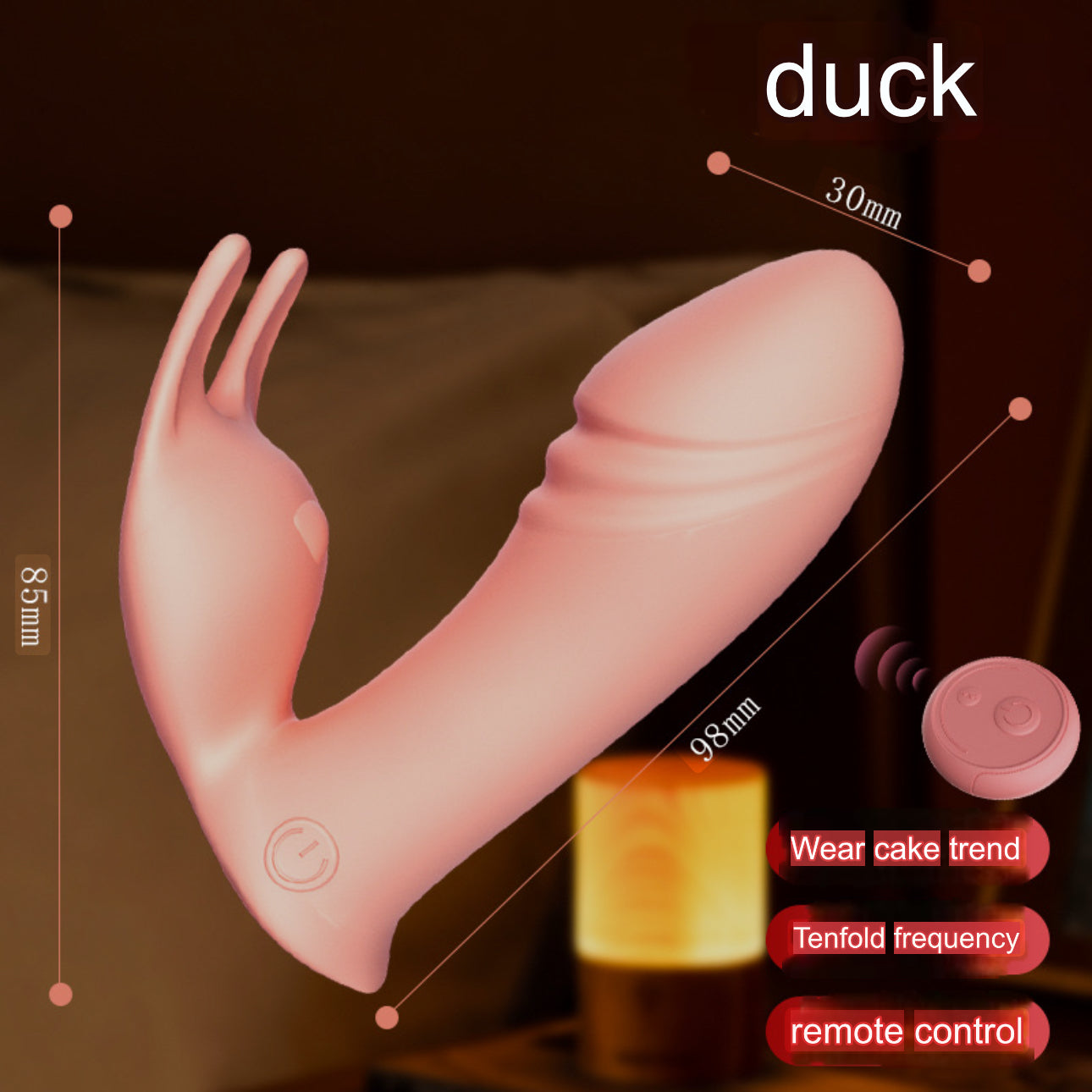 JiuAi-Wearable vibrator（Cute Bunny/Duck）