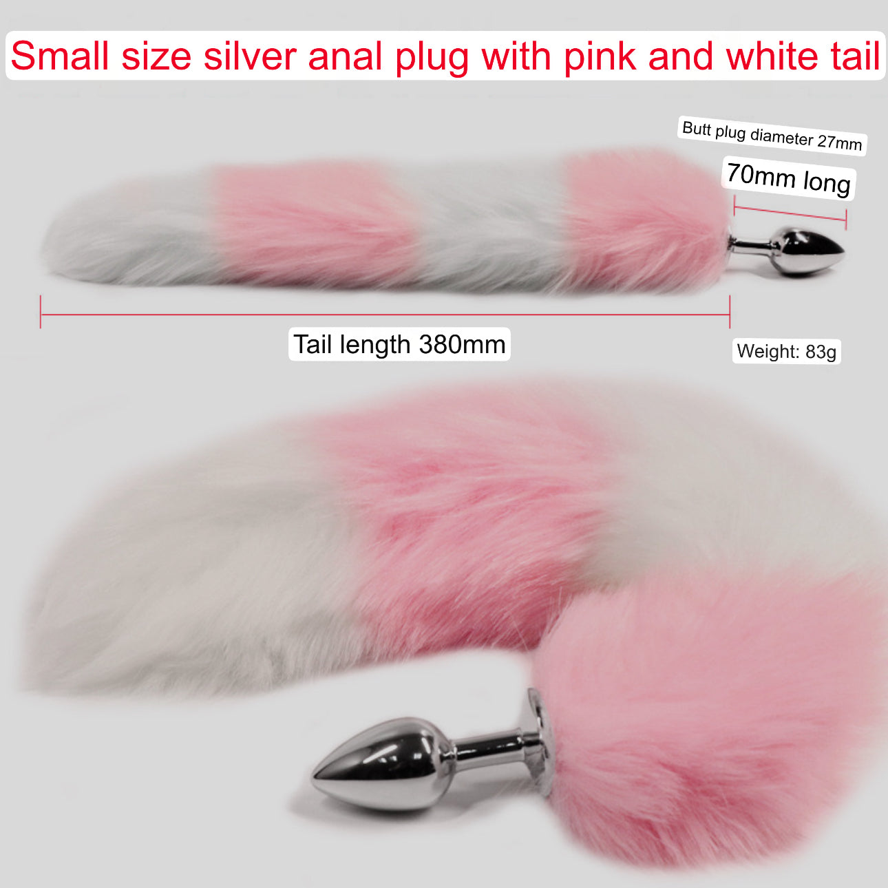 JiuAi-Fox fur tail anal plug