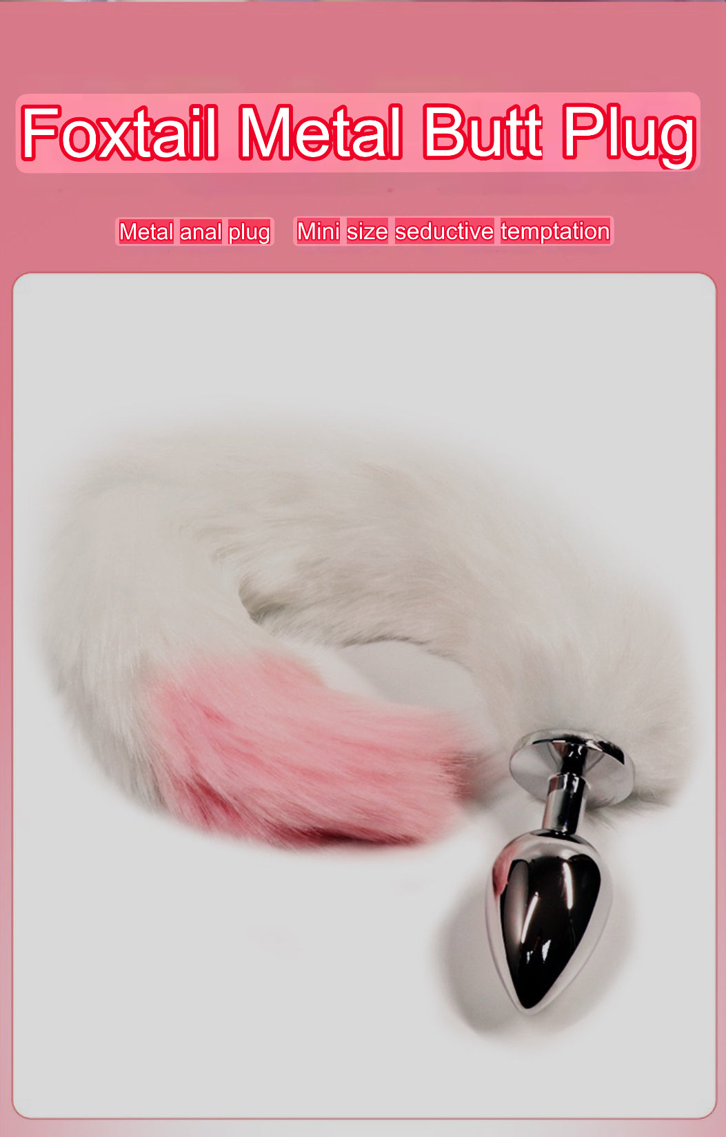 JiuAi-Fox fur tail anal plug