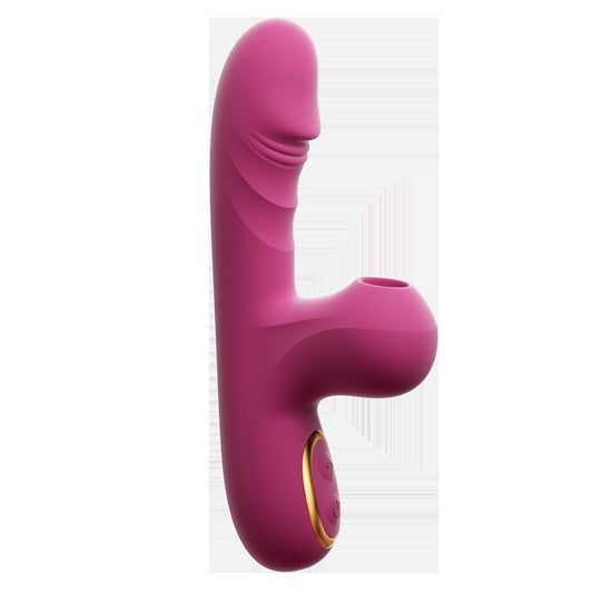 ROSELEX-Vibration Sucking stick masturbator for women（Fuchsia）