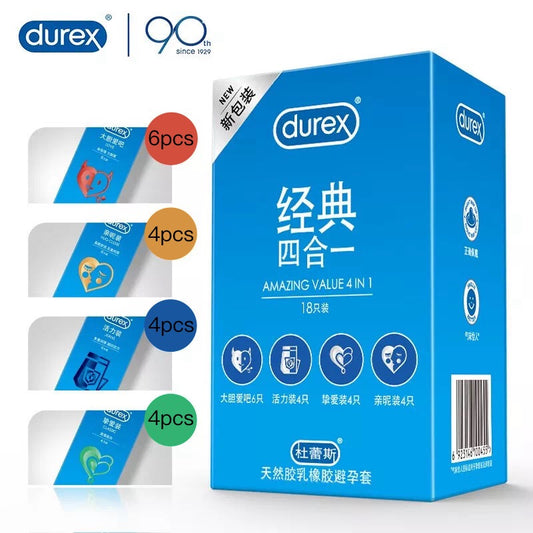 Durex-Amazing Value 4 in 1（18pcs）