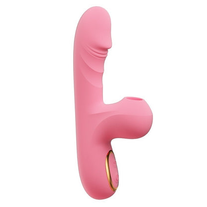 ROSELEX-Vibration Sucking stick masturbator for women（Pink）