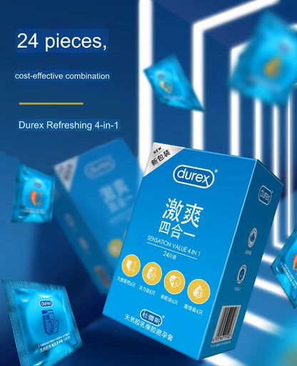 Nilai Durex-Sensasi 4 dalam 1（24pcs）