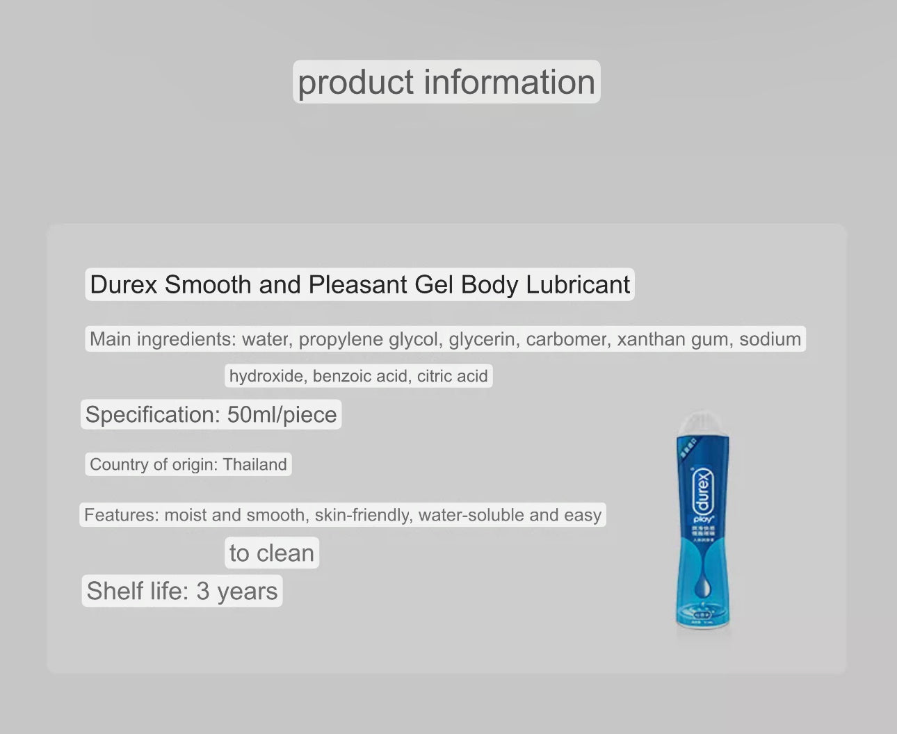 Durex-Lubricant（50ml）