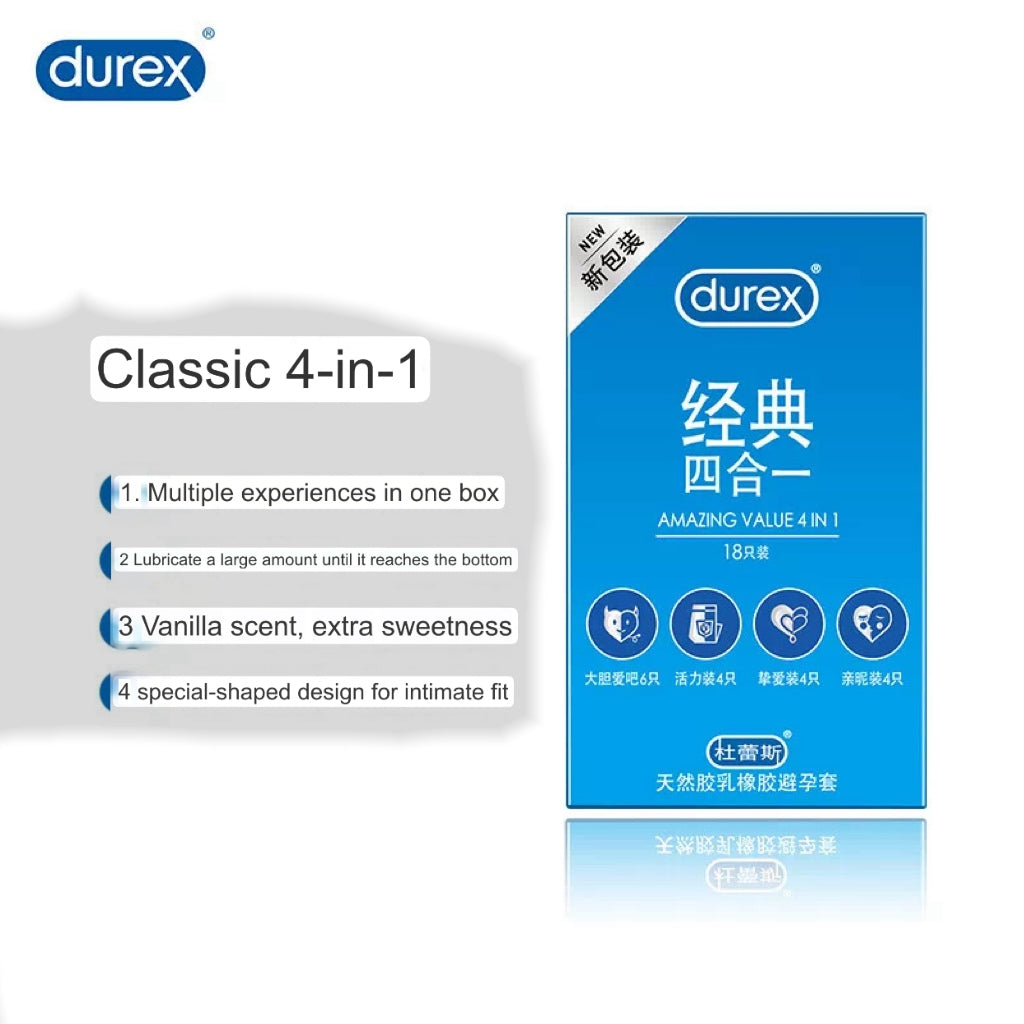 Durex-Amazing Value 4 in 1（18pcs）