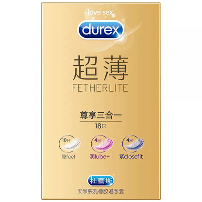 Durex-FETHERLITE Enjoy 3 in 1（18pcs）